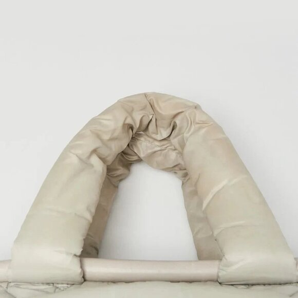 Chanel Dark White Quilted Nylon Coco Cocoon Large Zip Tote Bag - Picture 10 of 12